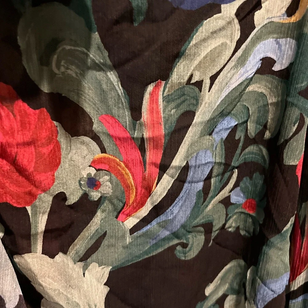 CHICO’S 2/L TOP WITH RUFFLE - Picture 4 of 5